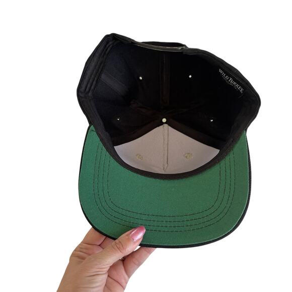 Wild Turkey Distilling Co Black and Gray Hat Baseball Cap Hat Unisex One Size - Picture 4 of 5